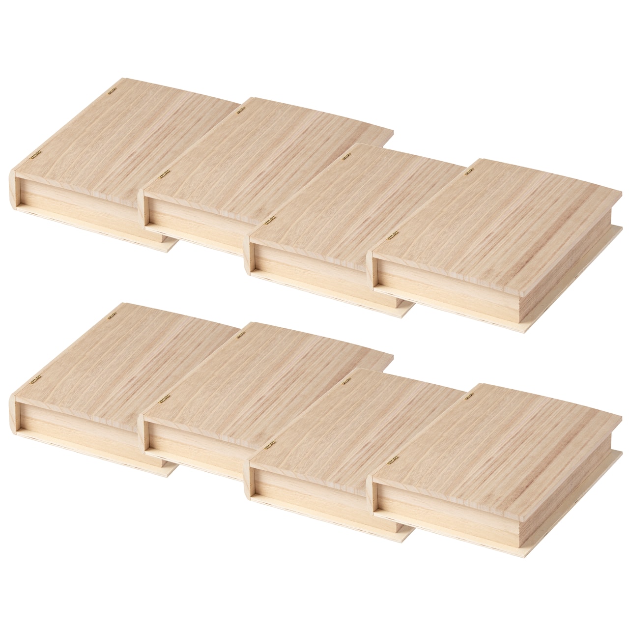 8 Pack: 9.5" Wood Book Box by Make Market®